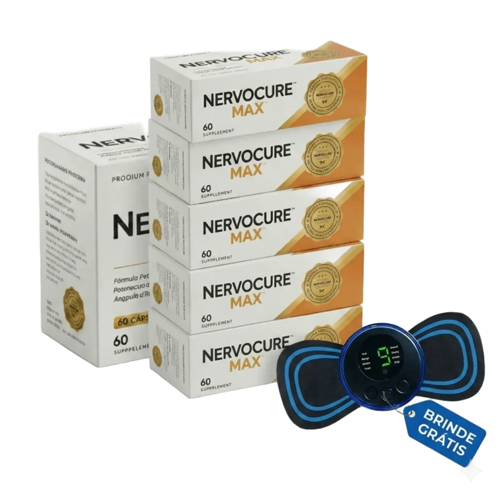 Nervocure Max 5 caixas e massageador